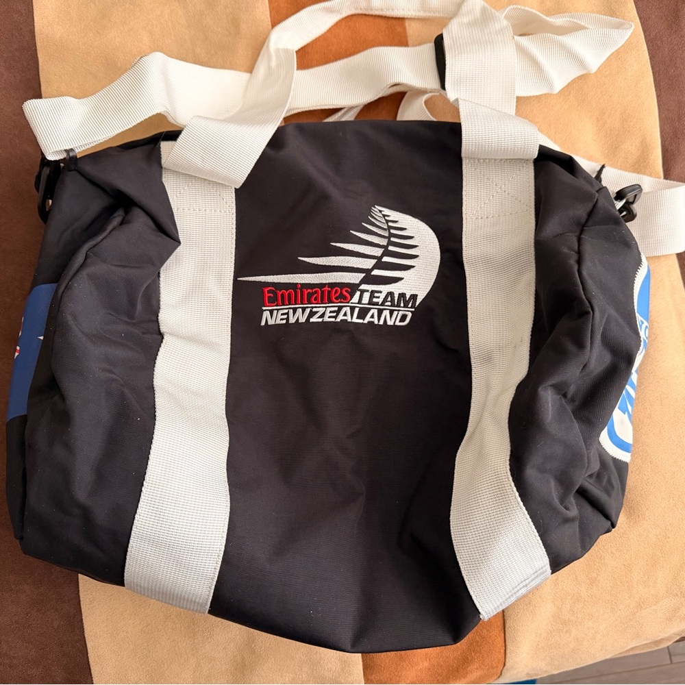 North Sails Black and White Duffel Bag